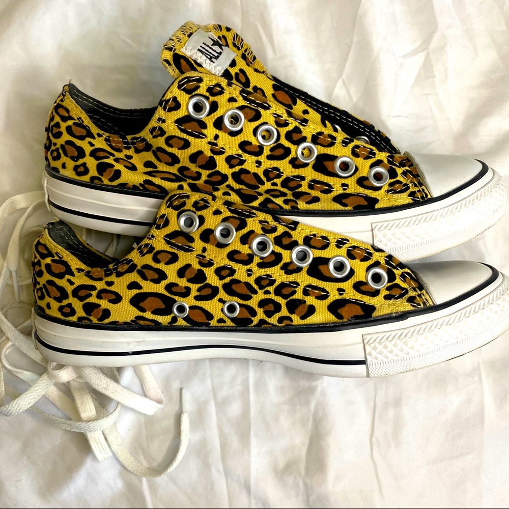 CONVERSE | animal print sneakers